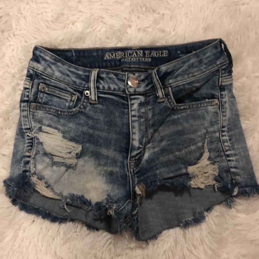 American eagle jean shorts